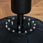 Soozier Punching Bag with Stand Heavy Duty Boxing Set Sports Black 34.75 InchL x 19.75 InchW x 63 Inch-90.5 InchH PU - Image 9