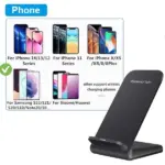 Qi Wireless Fast Charging Pad Stand for iPhone and Samsung Galaxy - Image 18