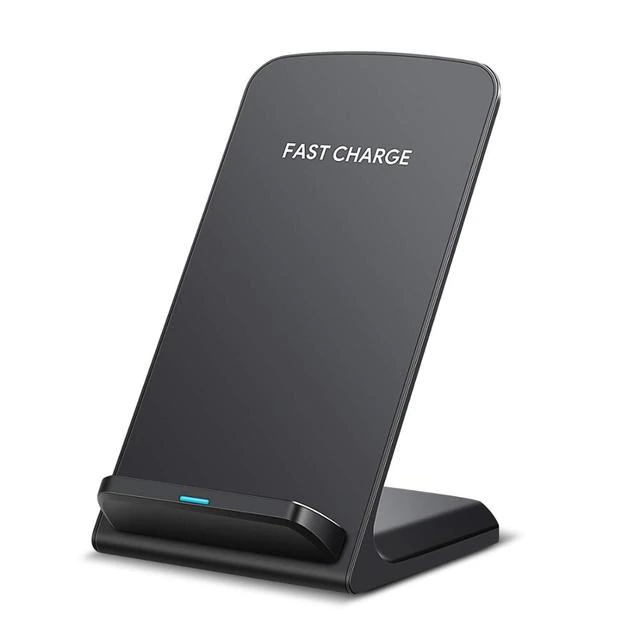 Qi Wireless Fast Charging Pad Stand for iPhone and Samsung Galaxy