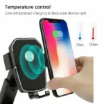 Qi Wireless Fast Charging Car Phone Mount and Charger 2 in 1 - Image 7