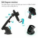 Qi Wireless Fast Charging Car Phone Mount and Charger 2 in 1 - Image 9