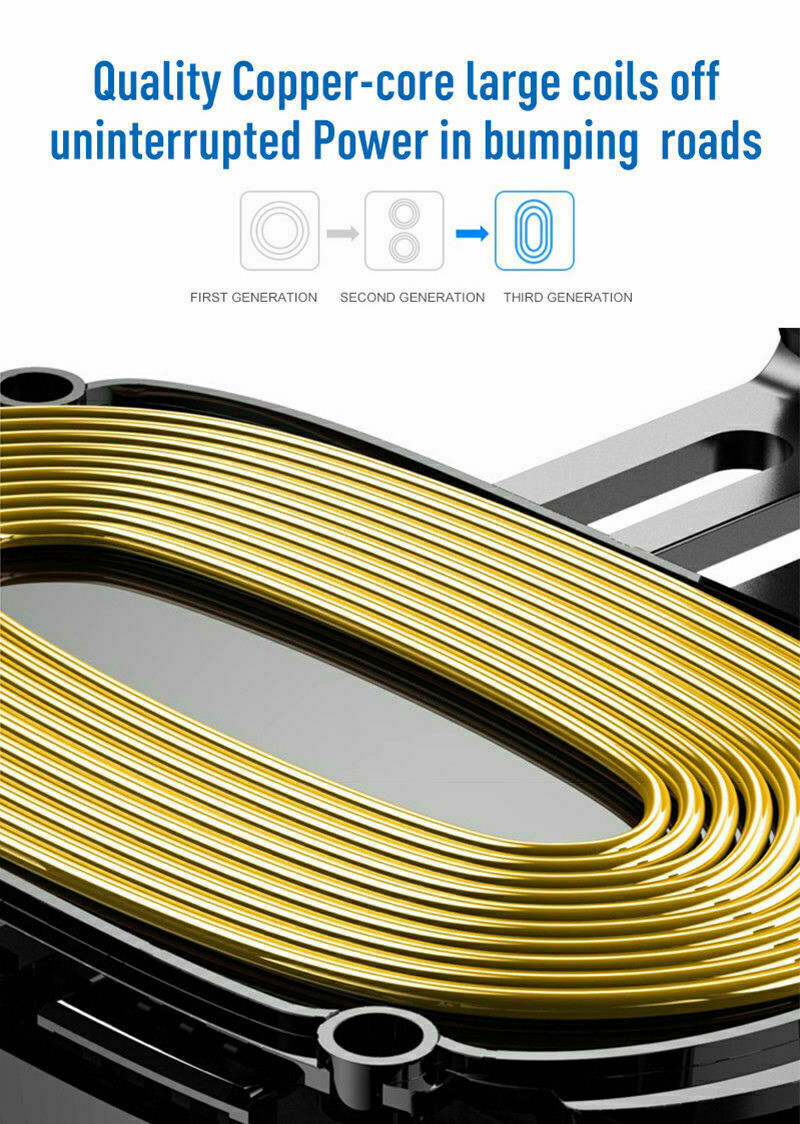 Qi Wireless Fast Charging Car Phone Mount and Charger 2 in 1