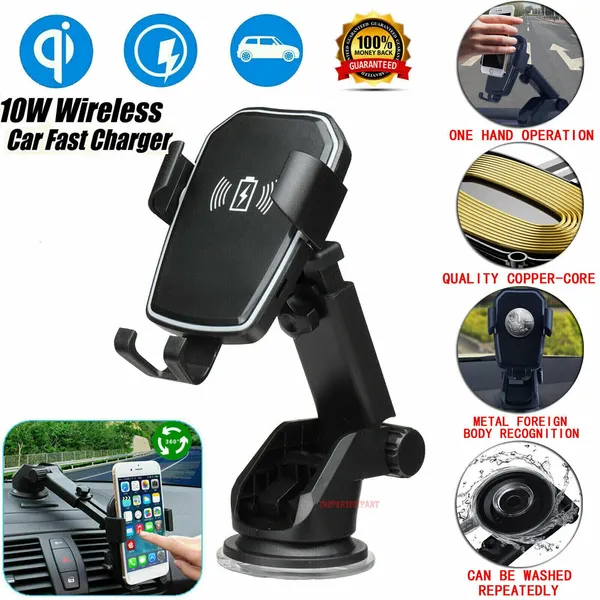 qi-wireless-fast-charging-car-charger-mount-holder-stand-2-in-1-for-cell-phone-6.webp Qi Wireless Fast Charging Car Phone Mount and Charger 2 in 1 - Image 1