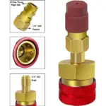 R1234yf to R134a A/C Service Coupler Adapter Set High and Low Side - Image 11
