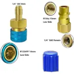 R1234yf to R134a A/C Service Coupler Adapter Set High and Low Side - Image 12