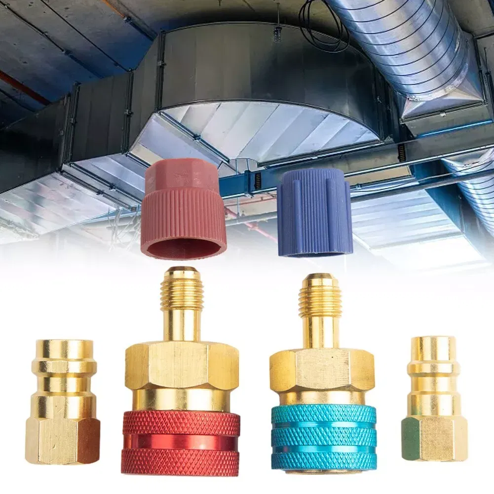 R1234yf to R134a A/C Service Coupler Adapter Set High and Low Side