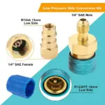 R1234yf to R134a A/C Service Coupler Adapter Set High and Low Side - Image 2