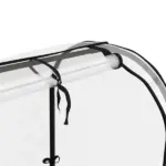 Raised Garden Bed with Legs and Cover Metal Elevated Planter Box with Bottom Shelf and Liner Cream - Image 9