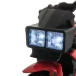 Aosom Red 6V Kids Electric Motorcycle Ride-On Dirt Bike Toy with Music Horn Headlights - Image 9