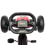 Red Pedal Go Kart for Kids with Durable Swing Axle and Shock-Absorbing Wheels - Image 9