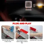 Red White Reflective Safety Tape Roll for Trucks and Trailers - Image 6