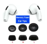 3 Pair Memory Foam Ear Tips Compatible with Apple AirPods Pro - Image 10