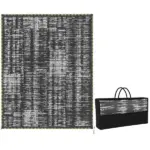 Outsunny Reversible Outdoor Rug Carpet with LED Lights, Carry Bag and Ground Stakes for Backyard, Deck, Picnic, Beach, 10 ft x 8 ft - Image 11