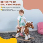 Rocking Horse, Kids Plush Airplane Rocker, Nursery Rhyme Sounds, Educational Toy for Boys and Girls - Image 5