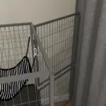 50.5 Inch Rolling Small Animal Cage with Hammock, Platforms and 4 Doors, Gray - Image 14