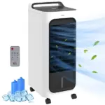 HOMCOM Room Air Cooler with Ice Packs, Ice Cooling Fan Water Humidifier Unit with Remote, Timer, Oscillating - Image 11
