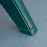 Round Alfresco Table: Green Outdoor Bistro Table with Umbrella Hole for Garden - Image 8