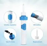 Cordless Electric Earwax Vacuum Cleaner with Soft Silicone Cleaning Tips - Image 5