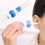 Cordless Electric Earwax Vacuum Cleaner with Soft Silicone Cleaning Tips - Image 7