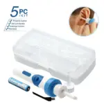 Cordless Electric Earwax Vacuum Cleaner with Soft Silicone Cleaning Tips - Image 3