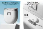 Automatic Electric Nail Clipper for Thick Nails and Trimming - Image 18