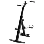 Seated Pedal Exerciser with LCD Monitor, Adjustable Resistance and Foot Rollers