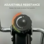 Seated Pedal Exerciser with LCD Monitor, Adjustable Resistance and Foot Rollers - Image 5