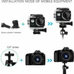 40 Inch Selfie Stick Tripod with Bluetooth Remote for iPhone and Android - Image 6