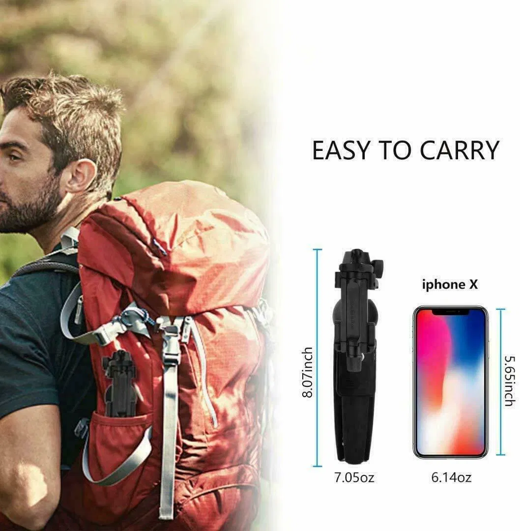 40 Inch Selfie Stick Tripod with Bluetooth Remote for iPhone and Android