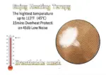 Shiatsu Neck Back and Shoulder Massager with Heat and 3 Speed Kneading - Image 12