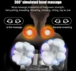 Shiatsu Neck Back and Shoulder Massager with Heat and 3 Speed Kneading - Image 3
