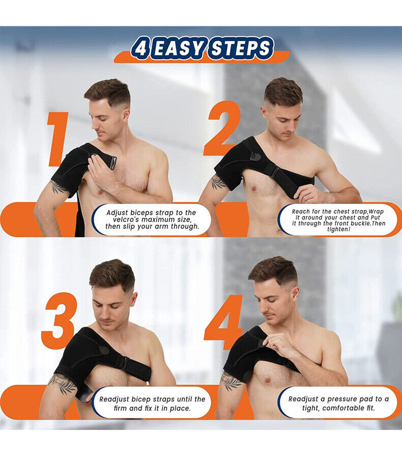 Adjustable Neoprene Shoulder Support Brace for Men and Women