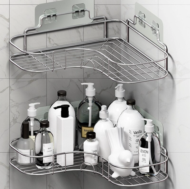 Corner Shower Caddy Bathroom Storage Shelf Organizer