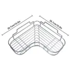 Corner Shower Caddy Bathroom Storage Shelf Organizer - Image 6
