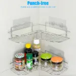 Corner Shower Caddy Bathroom Storage Shelf Organizer - Image 9