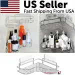 Corner Shower Caddy Bathroom Storage Shelf Organizer