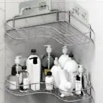 Corner Shower Caddy Bathroom Storage Shelf Organizer - Image 2