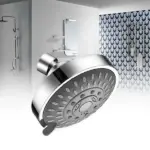 5-Mode Handheld Shower Head with Adjustable Brass Joint - Image 9