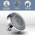 5-Mode Handheld Shower Head with Adjustable Brass Joint - Image 2