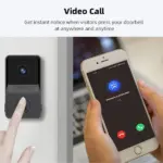 2.4GHz WiFi Video Doorbell with Chime, Two-Way Audio and Night Vision - Image 6