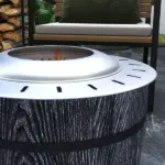 Outsunny Smokeless Fire Pit Portable Magnesium Oxide Bonfire Stove with Mat Black For Patio and Picnic - Image 9