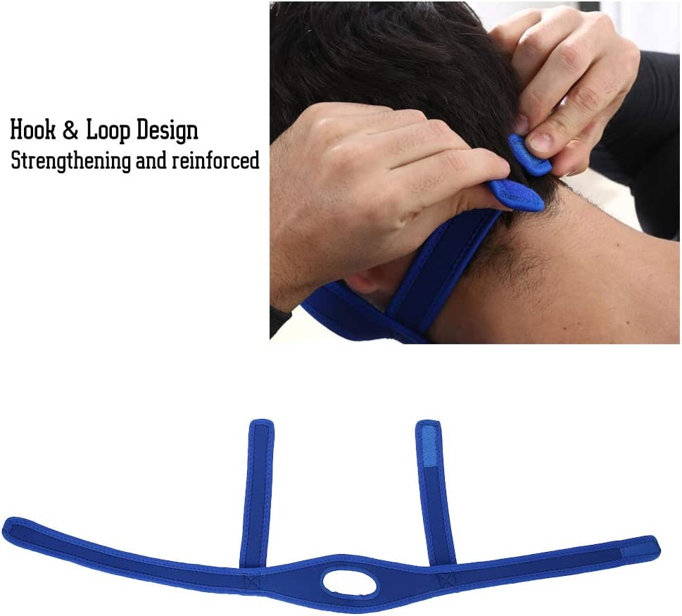 Adjustable Neoprene Chin Strap for Sleep Support