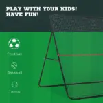 Soccer Rebounder Net Adjustable Foldable Multi-Sport Training for Soccer Practice 8.5' x 6.5' - Image 3