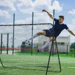 Soccer Rebounder Net Adjustable Foldable Multi-Sport Training for Soccer Practice 8.5' x 6.5' - Image 9