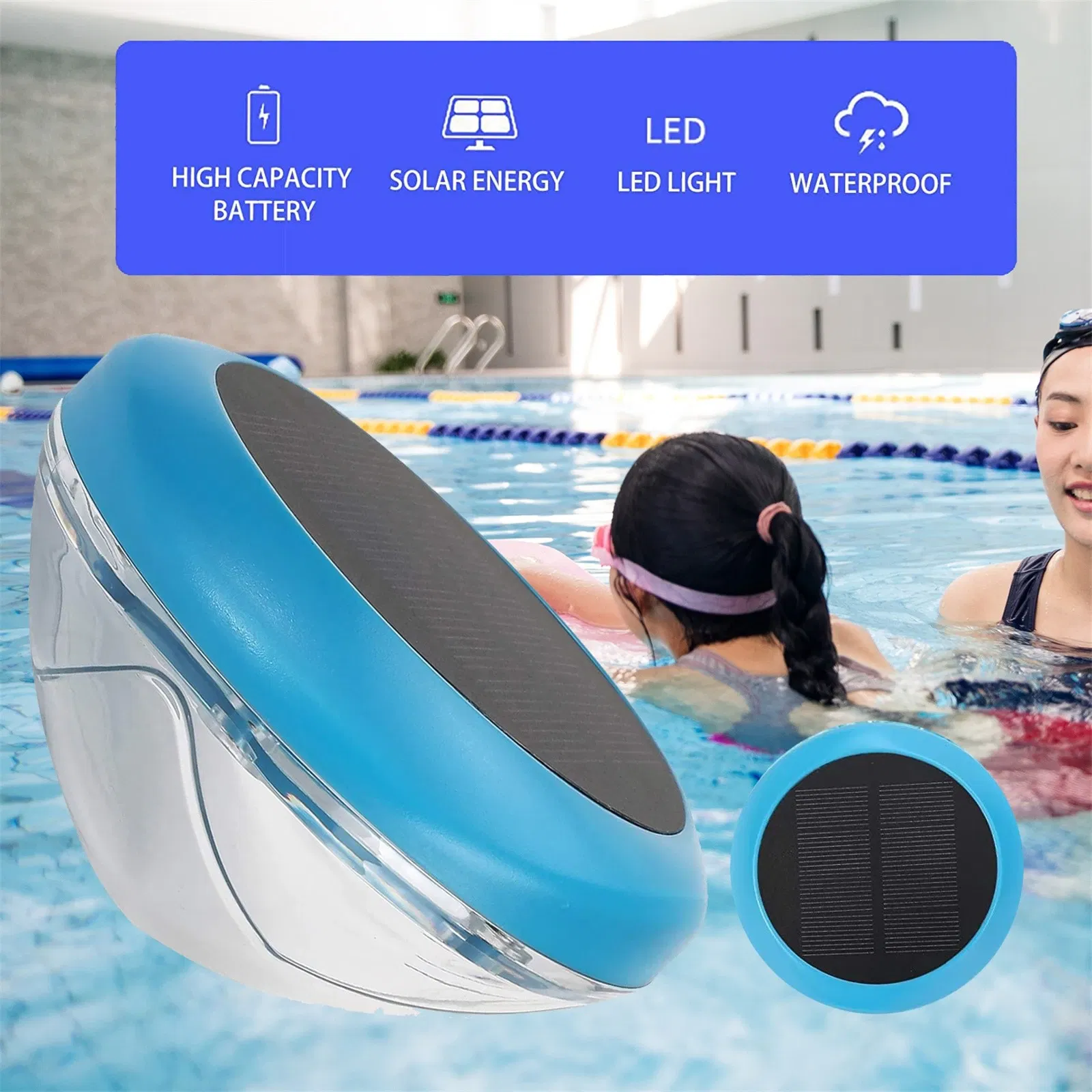 Solar RGB Floating LED Pool and Pond Light