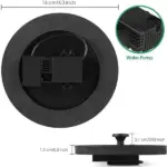 1.4W Solar Bird Bath Fountain Pump with 4 Nozzles - Image 10