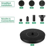 1.4W Solar Bird Bath Fountain Pump with 4 Nozzles - Image 11