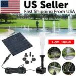 Solar Fountain Pump for Bird Bath Pond Garden and Pool