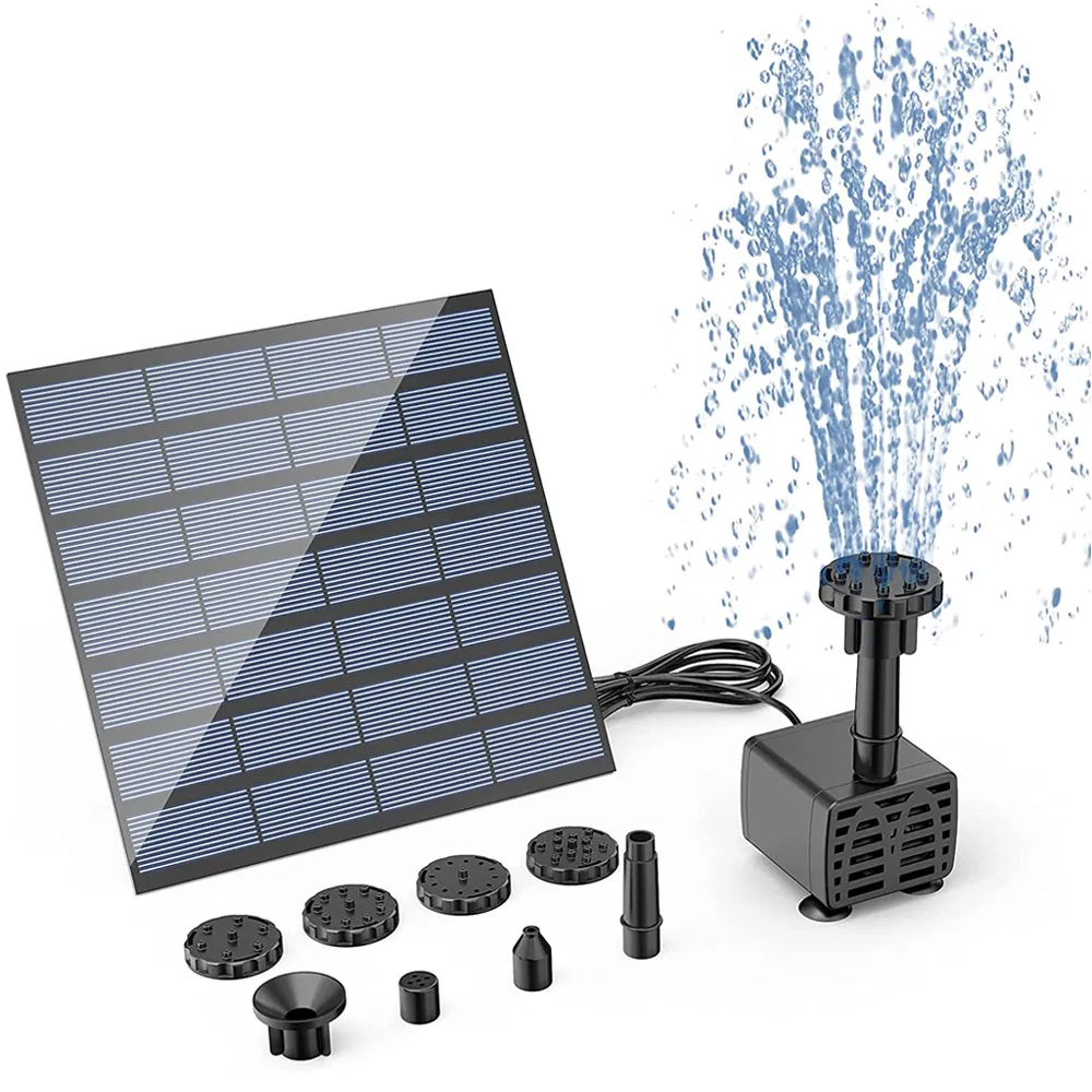 Solar Fountain Pump for Bird Bath Pond Garden and Pool