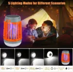 Solar USB Bug Zapper Light for Mosquitoes Flies and Insects - Image 7